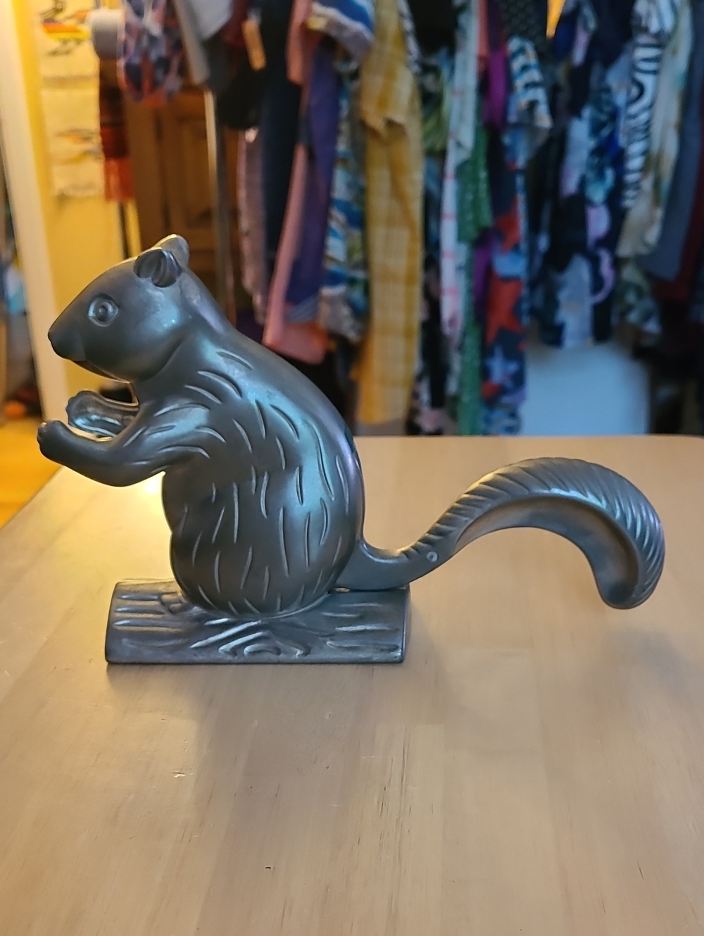 Metal Squirrel NUTCRACKER - Decorative Accent